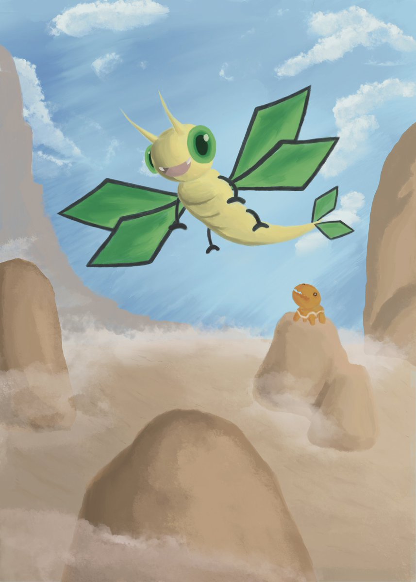 (3 ans après la guerre) Voilà mon Vibraninf ✌️ Trop content d'avoir pu participer à ce projet !