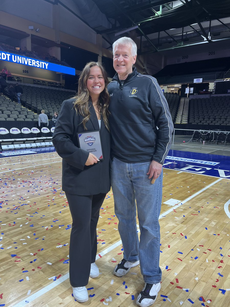 Congratulations to UNW alum and current <a href="/DordtWBB/">Dordt Women's Basketball</a> Assistant Coach Tiffany Stubbs on winning the NAIA National Championship! We are so proud of you!

#AVODAH