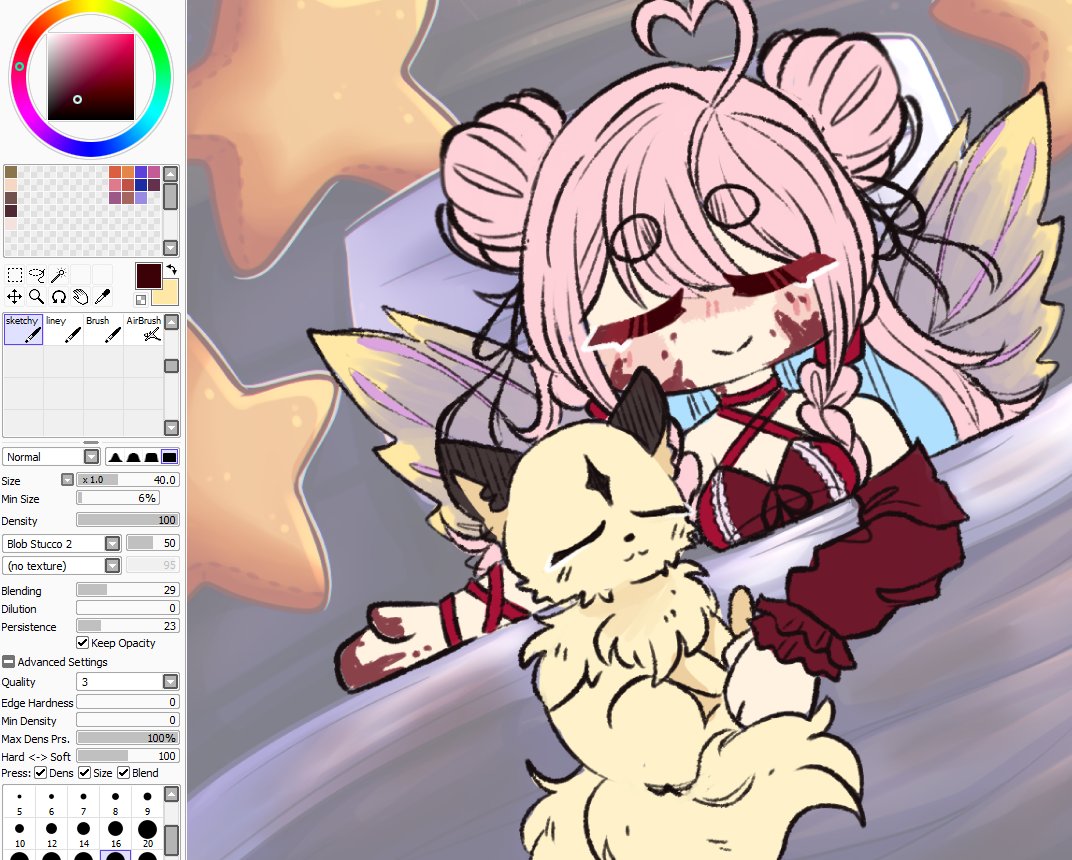 ⋆˙⟡ — unusual eepy fairy?? I wonder what her reasons for going to bed without cleaning up is~ ❣️ // commission wip
#artmoots #arttwt #digitalart #illustration