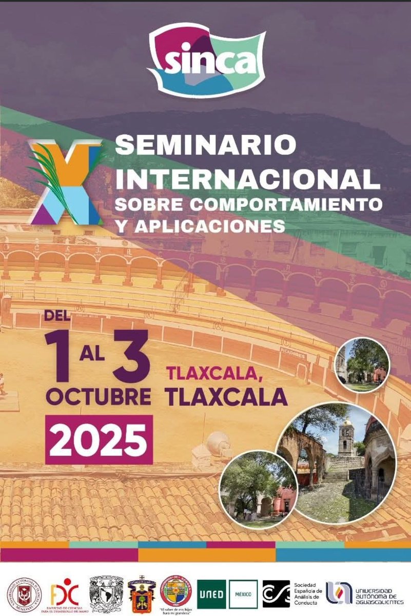 El SINCA es un evento en el que se reúnen grandes analistas de la conducta, pero también es un espacio para aprender más sobre esta área de conocimiento.

Seguramente será un gran evento!