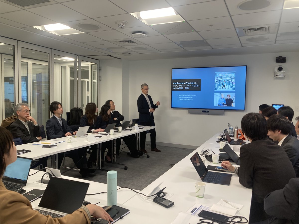 Stephen Goldsmith (@goldsmithongov) on Twitter photo This morning I was honored to host business and academic leaders from Japan, to join in conversation at at Harvard University on the best international smart city practices. A great discussion on the abilities of new technologies and #AI. #collaboration #smartcities This morning I was honored to host business and academic leaders from Japan, to join in conversation at at Harvard University on the best international smart city practices. A great discussion on the abilities of new technologies and #AI. #collaboration #smartcities