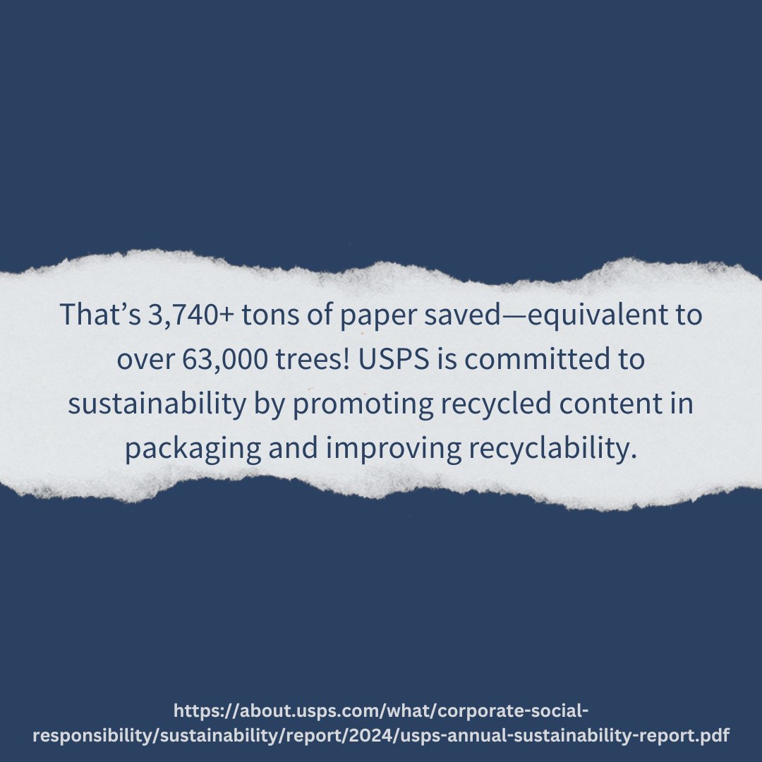Every piece of mail we responsibly recycle is a step toward a cleaner, greener future! #PICA #PrintCarolinas #PrintIsIRecycled #USPS