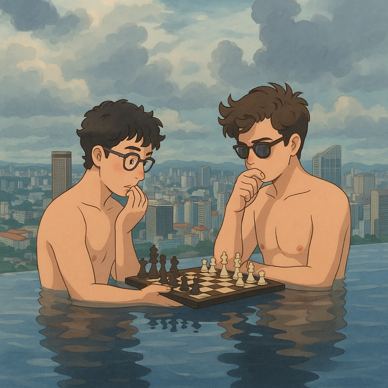 babel56's tweet image. #ChessInVisualArts #chess #AiArt 
📷 via @chesscom