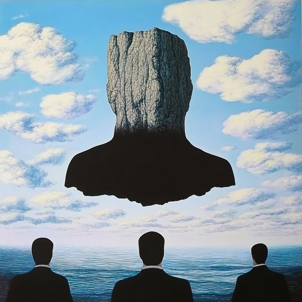 Evasanter's tweet photo. Veil of Nature unveils a dreamscape where light flows from birds and skies cradle geometry. Dive deep, where reality dances with imagination. 🌌✨ #Surrealism #ArtisticJourney #EvaSanter https://t.co/sqUAgFqDWz