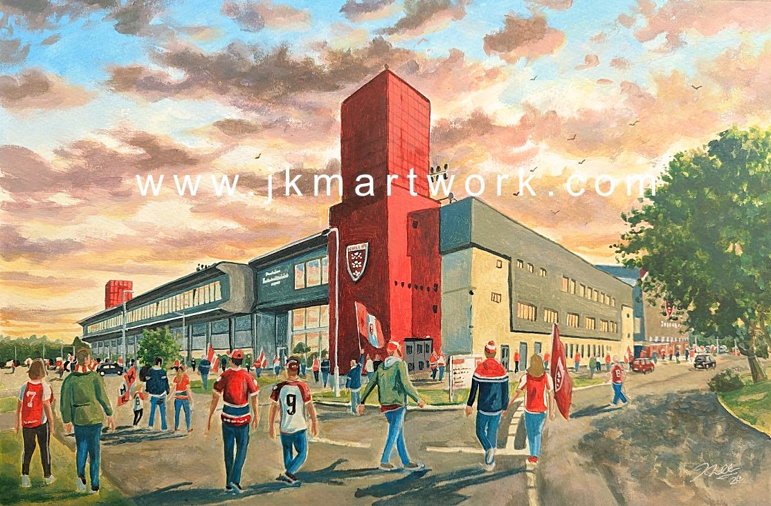 JKMartwork's tweet photo. hi @HKR13 @JeDav1501 @traceycurlHKR painting ive done of #hullkr #cravenpark gtm  ,prints are just £15 a3 size @ https://t.co/lwlE5y0HcS RT's appreciated https://t.co/XwmhWectgV