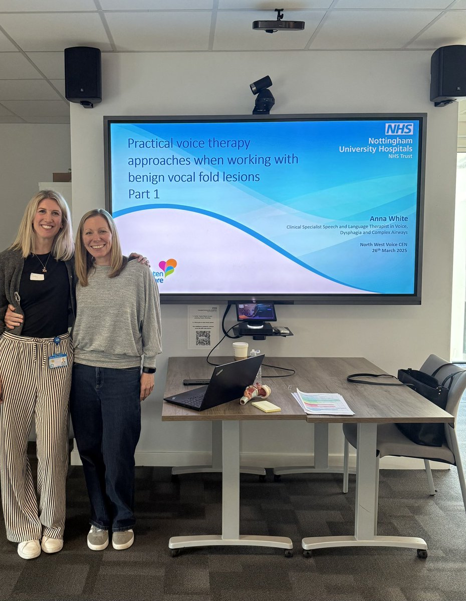 Sally Dennis (@sallymdennis) on Twitter photo A fabulous CPD day with the brilliant Dr. Anna White <a href="/annahanson80/">Anna White</a> and discussing practical SLT approaches in the management of Benign Vocal Fold Lesions and Pre and Post Operative Voice Therapy input (Papov). Thanks for sharing your brilliant work with the NW voice CEN A fabulous CPD day with the brilliant Dr. Anna White <a href="/annahanson80/">Anna White</a> and discussing practical SLT approaches in the management of Benign Vocal Fold Lesions and Pre and Post Operative Voice Therapy input (Papov). Thanks for sharing your brilliant work with the NW voice CEN