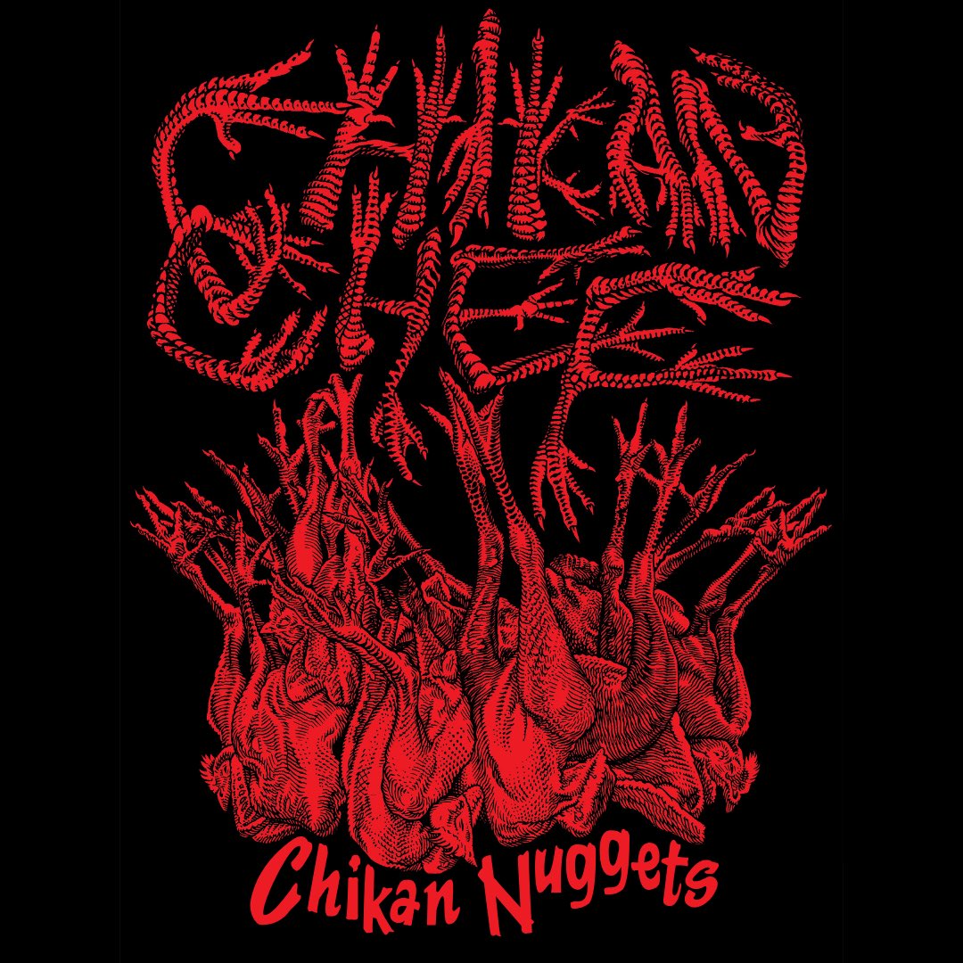 chikanchef's tweet photo. 最初のリリースから10年、痴漢シェフがやっと数分間の音楽を出した！チカンナゲットは4つの一口サイズの曲で構成され、痔による怒り、小さな局部、ビールより酒派、バーに居る捕食者、この大きな問題をいつもの激しいブラストで味付けして提供！

https://t.co/OpokJ8xAmL https://t.co/6R4B6uZSF3