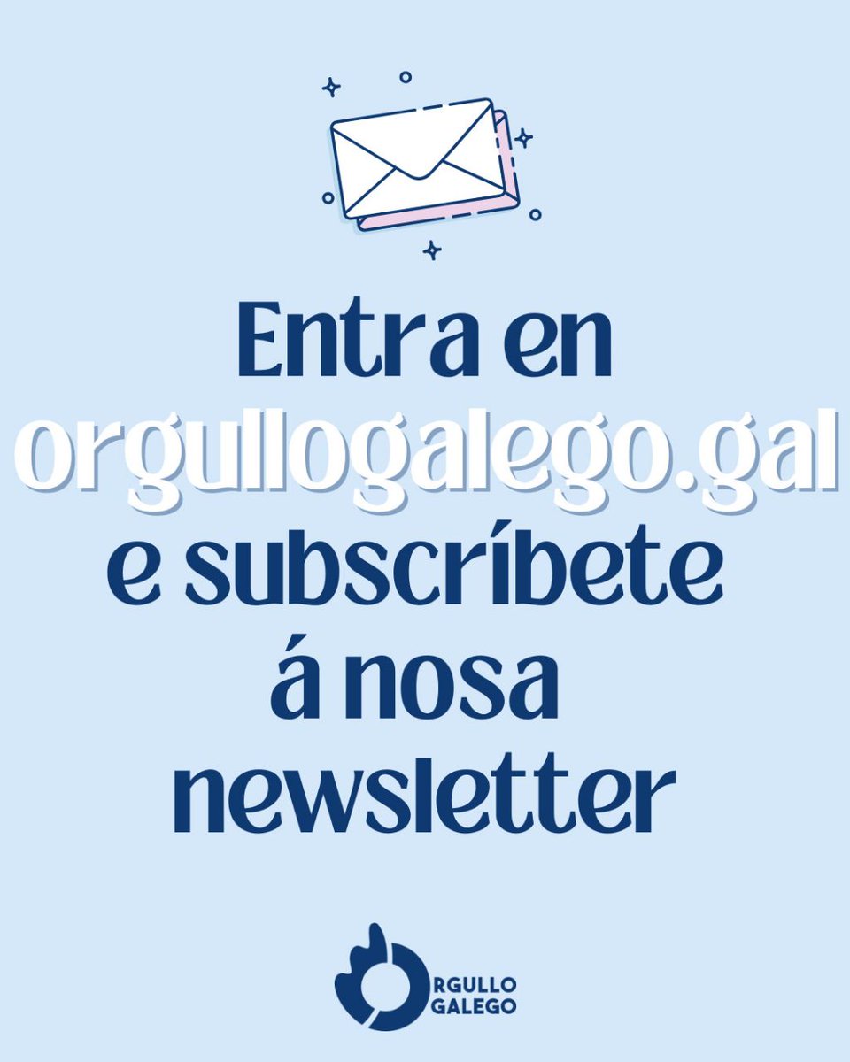 Axúdanos a fortalecer a nosa Newsletter! Subscríbete en orgullogalego.gal e dalle un RT

Mil grazas ❤️