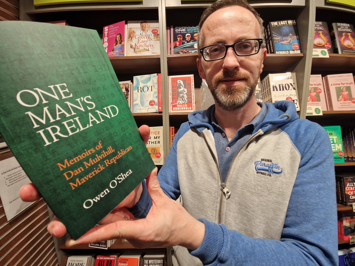My new book on the memoirs of Irish revolutionary leader, Dan Mulvihill, is now on the shelves at <a href="/eason/">Easons</a> in #Killarney and bookshops across the country 

#books #history 📚 

owenoshea.ie/new-book-based…
