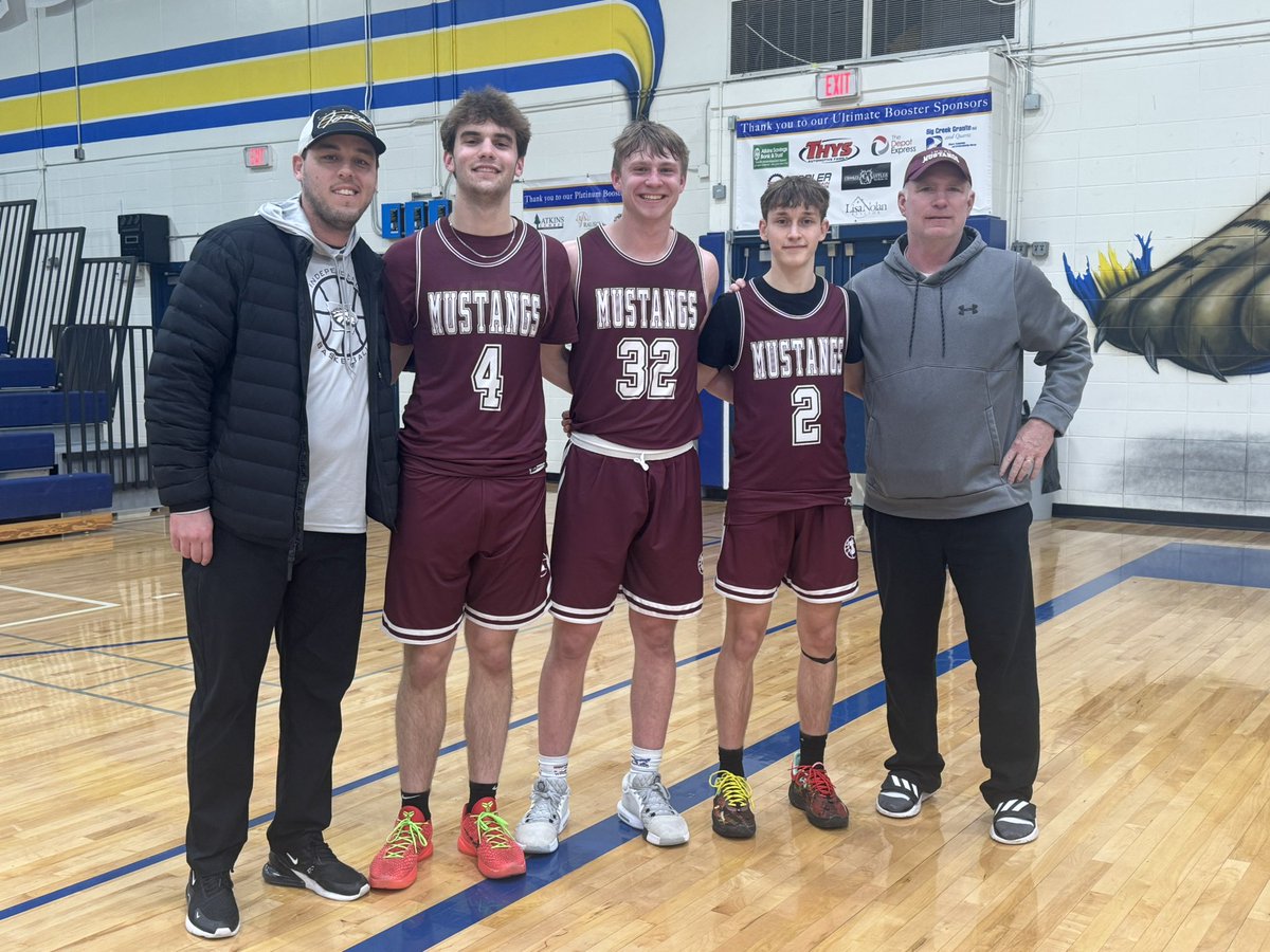Three Mustang seniors played in the WAMAC all-star game this past Monday at Benton!

Brayden Ridder, Brady Kurt, and Crayton Iversen represented the Mustangs vey well! The East won the game on a last second 3 from Brayden Ridder!

Great job guys!!!