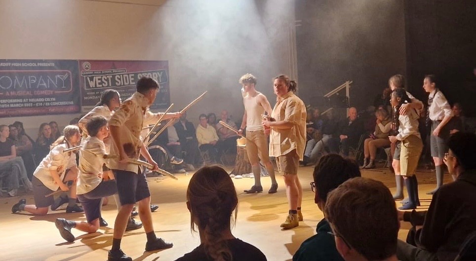 CHS (@officialchs) on Twitter photo Performing ‘The Lord of The Flies’ in the ROUND is very special. Tomorrow’s audience is in for a treat! <a href="/SixthFormCHS/">CardiffHighSixthForm</a> Performing ‘The Lord of The Flies’ in the ROUND is very special. Tomorrow’s audience is in for a treat! <a href="/SixthFormCHS/">CardiffHighSixthForm</a>