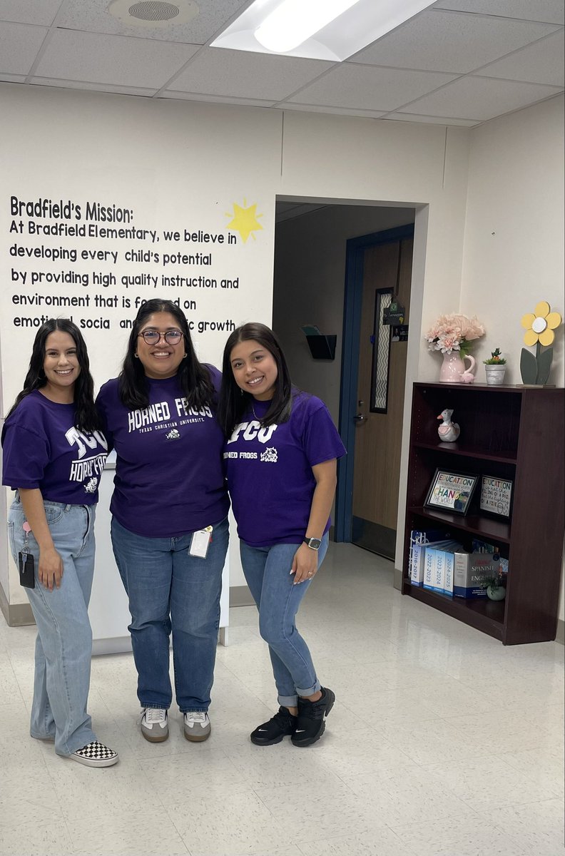 Unexpectedly matched today with these lovely ladies 🤩✨ <a href="/BES_Cowboys/">Bradfield Elementary</a>