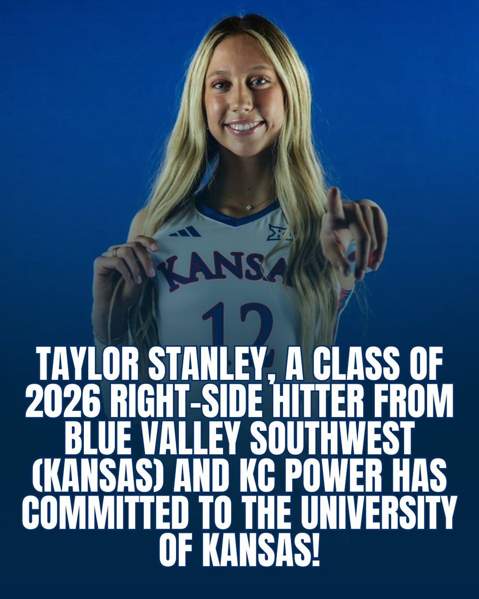 PrepVolleyball.com (@prepvolleyball) on Twitter photo Taylor Stanley is committed to the University of Kansas! π₯
For more commitments! βοΈ buff.ly/2abTsO9
If youβve recently committed, submit your commitments and photos to:
βοΈ: editor@prepvolleyball.com Taylor Stanley is committed to the University of Kansas! π₯
For more commitments! βοΈ buff.ly/2abTsO9
If youβve recently committed, submit your commitments and photos to:
βοΈ: editor@prepvolleyball.com