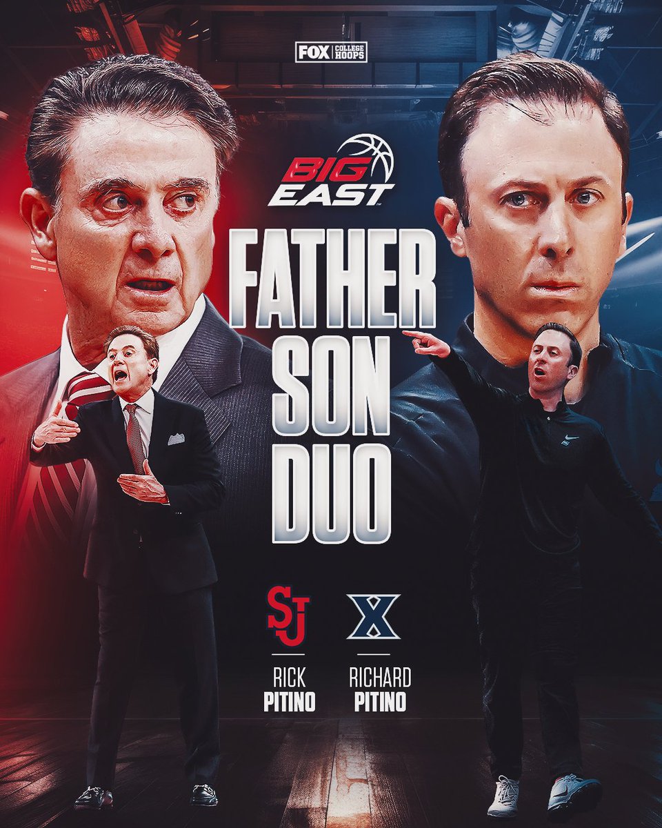 The Pitinos running the <a href="/BIGEAST/">BIG EAST Conference</a> 💥
