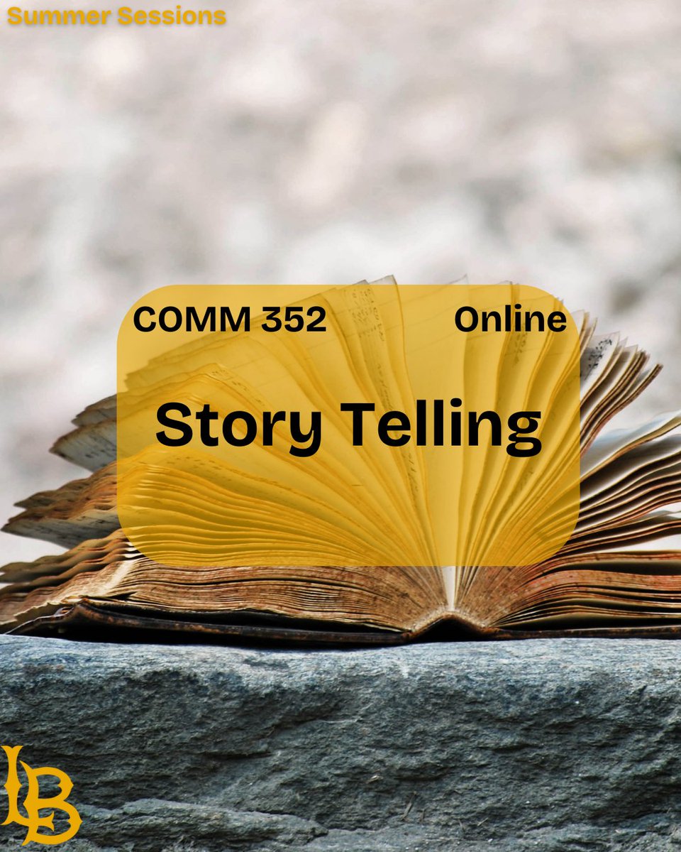 Discover the art of storytelling in COMM 352! Explore cultural traditions, analyze different story types, and develop techniques for compelling oral presentations. 📖
#SummerSessions #CSULB #GoBeach