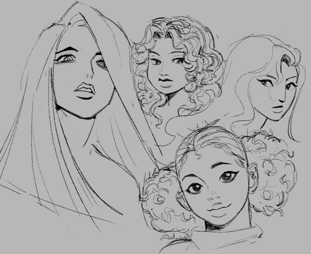 girlie warmup doodles of the day 🤠 