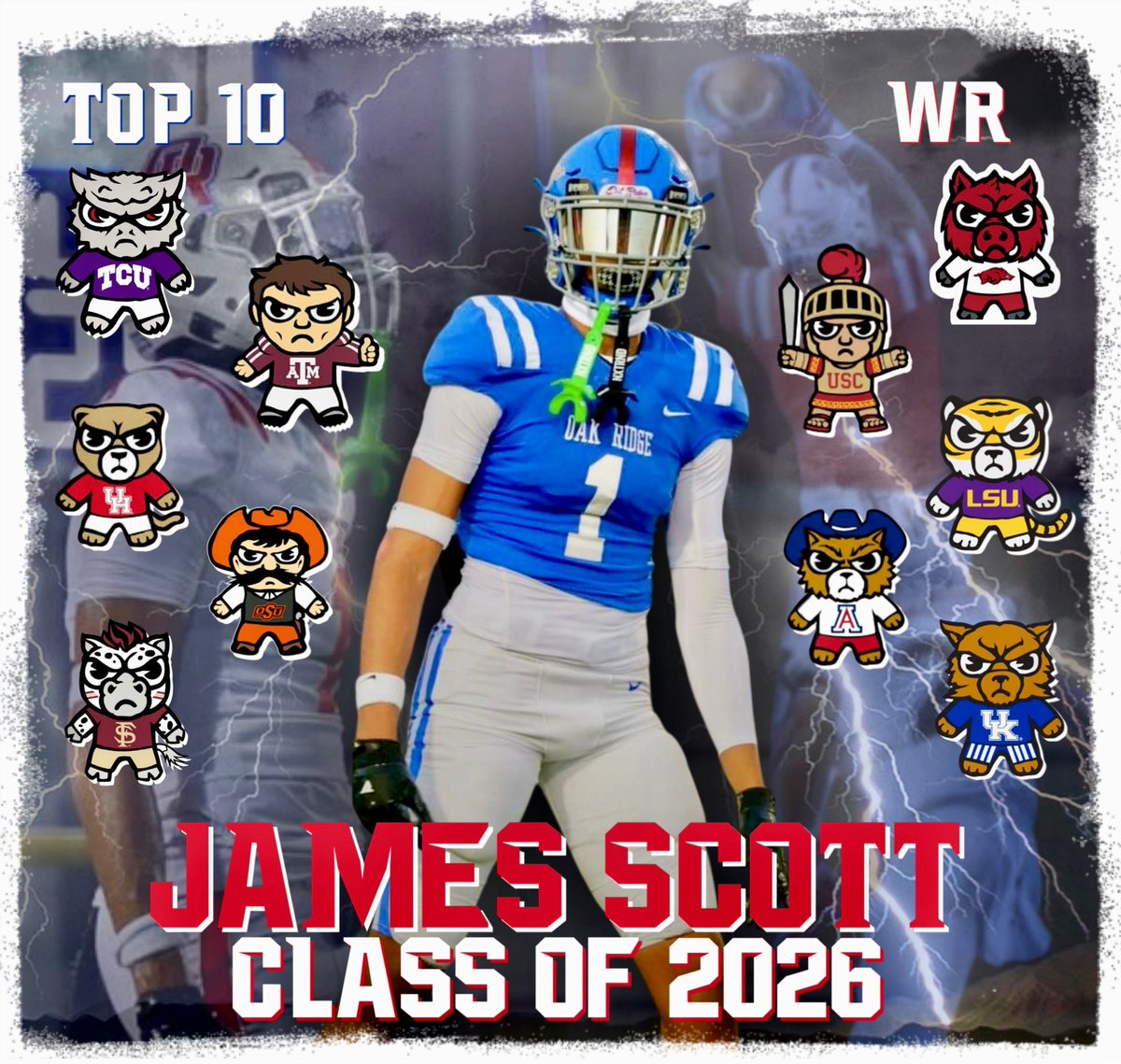 #AGTG 
Thank you to all the coaches who have talked with me throughout the recruiting  process. I am officially announcing my Top 10, with an Official Commitment coming early June. <a href="/dctf/">Dave Campbell's — TexasFootball.com</a> <a href="/vypehouston/">VYPE Houston</a> <a href="/tokyodachi/">tokyodachi®</a> <a href="/jackson_dip/">Jackson DiPasquale</a> <a href="/Rivals/">Rivals</a>Landyn <a href="/JScruggs247/">Jordan Scruggs</a> @Rivals @On3Recruits