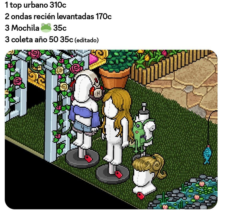 Hola niños, por aquí paso después de mucho time perdida por estás valle del tw para venir a vender estás cositas. Pondrían ayudarme 💕🌻
<a href="/92kcA/">SutcliffGrell💫</a> <a href="/HBilove_/">Ilove 🩷</a> <a href="/PiintuES/">Pintu▫️▪️</a> <a href="/sabrielito/">R O B O B O Y </a> <a href="/_ElPapiJack_/">Jack Jack</a> <a href="/_MoonHabbo/">_Moon,🌙</a> @_N4usibby <a href="/ngelytox/">🌟😇 @𝕟𝕘𝕖𝕝𝕪𝕥𝕠𝕩 😇🌟</a> <a href="/HabboRuco/">HabboRuco</a> <a href="/jesus_perez56/">@_Jesusitoo_</a> <a href="/elraiden1/">Raiden Solid</a> <a href="/hilarytaaa/">R O B O G I R L </a>