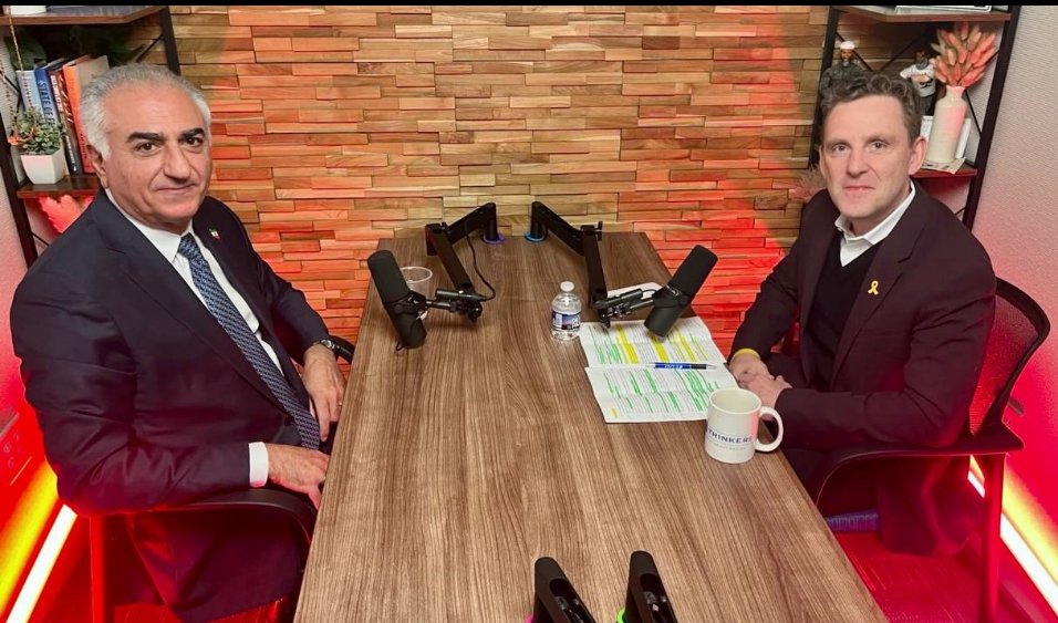 Reza Pahlavi hanging out with the person in DC who arguably has been the most active in seeking to get the US to bomb Iran, tells you all you need to know ..