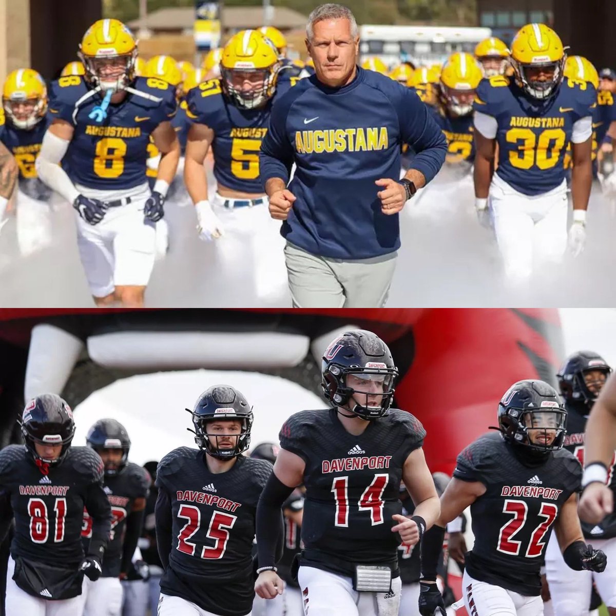 The College Football Network (@thecfbnetwork) on Twitter photo CFBNETWORK D-2 College Football March Madness Round 2:
<a href="/AugieFB/">Augustana Football</a> 8-4 vs <a href="/DU_Football/">Davenport Football</a> 7-4
Who advances to the next round?
Voting is open on our X and Instagram accounts for 24 hours CFBNETWORK D-2 College Football March Madness Round 2:
<a href="/AugieFB/">Augustana Football</a> 8-4 vs <a href="/DU_Football/">Davenport Football</a> 7-4
Who advances to the next round?
Voting is open on our X and Instagram accounts for 24 hours