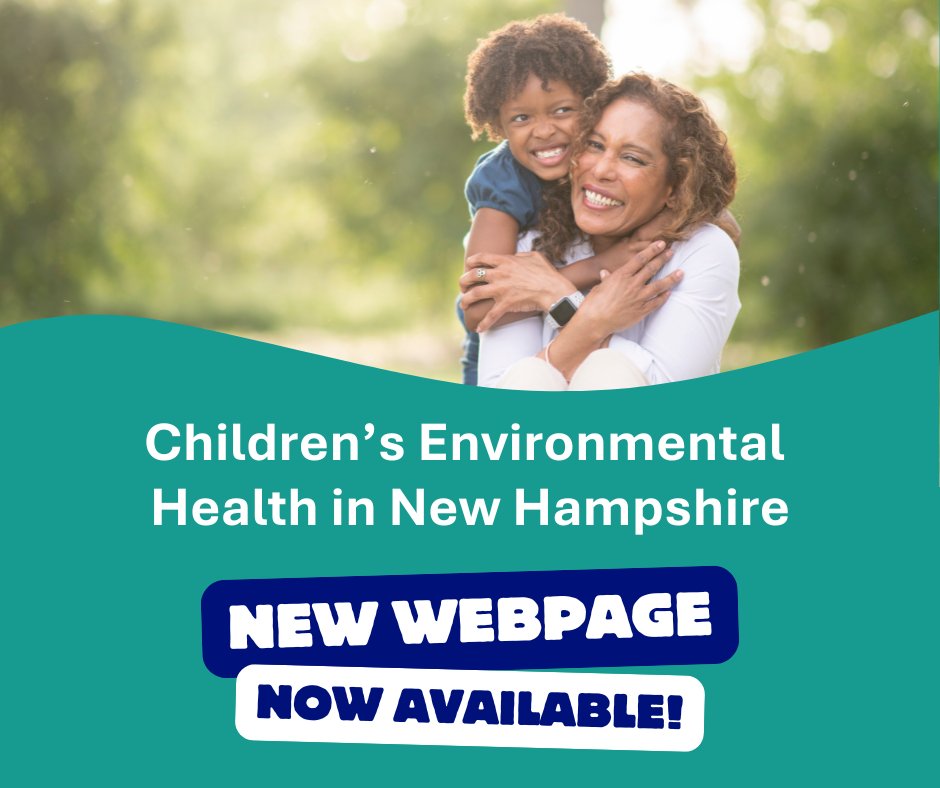 Looking for information about how environmental hazards can impact your child’s health? Our new webpage has resources on children’s environmental health, including tools to help you keep them safe! Check it out:  dhhs.nh.gov/programs-servi… #ChildrensEnvironmentalHealthNH