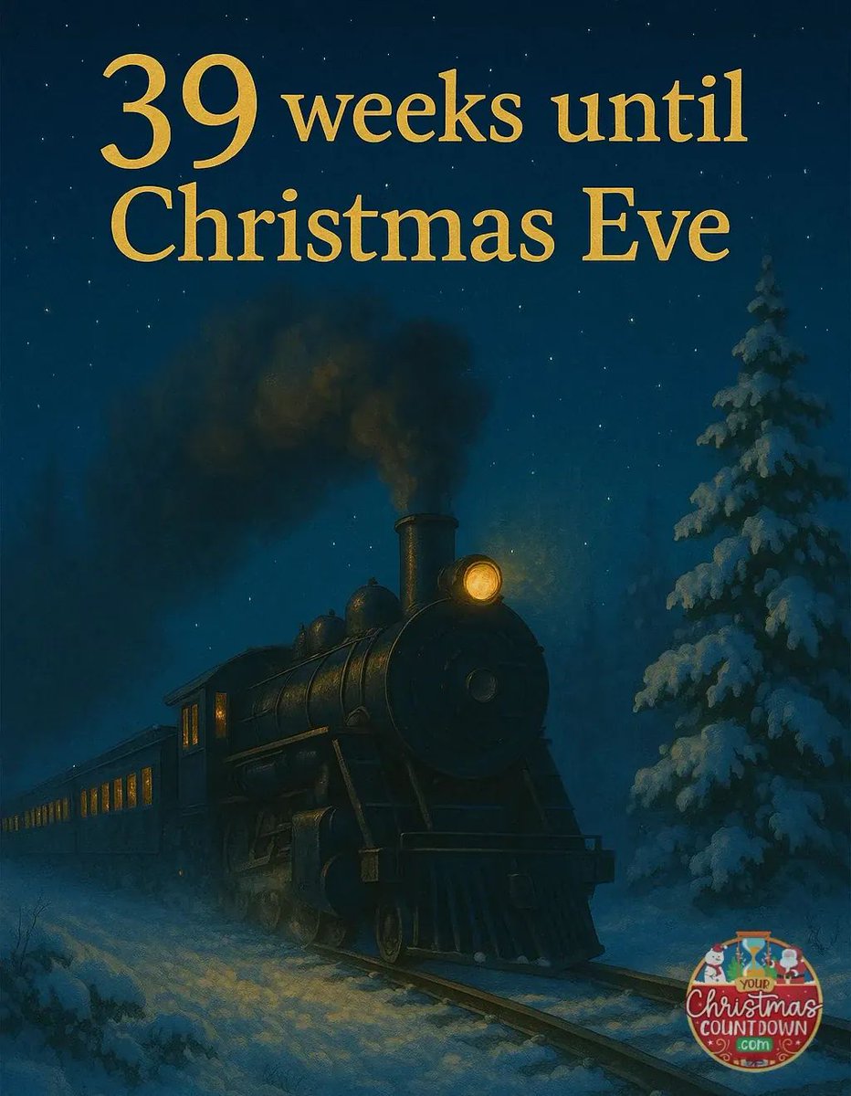 39 WEEKS UNTIL #CHRISTMAS EVE!
🕒 YourChristmasCountdown.com 🎄🎅