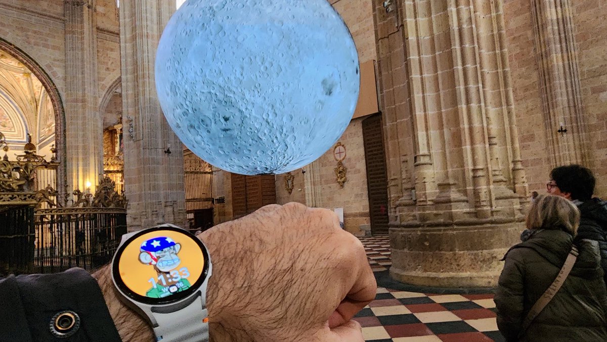 Time 11:33 Ape locked in. Lunar vibes. Web3 flex. To the moon? Already there 🚀🧑‍🚀🐒 <a href="/BoredApeYC/">Bored Ape Yacht Club 🍌</a> <a href="/OthersideMeta/">Othersidemeta</a> <a href="/apecoin/">ApeCoin</a> <a href="/yugalabs/">Yuga Labs</a> #bayc #boredape #boredapeyc