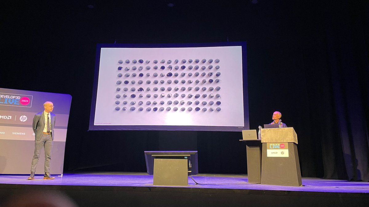 77A's tweet image. Inspiring #Develop3DLive
Brilliant case studies - GoodWin Hartshorn on ‘concept to awards’  B&amp;amp;W Pi EarPods &amp;amp; @Facit_Homes THE solution to UK home shortage