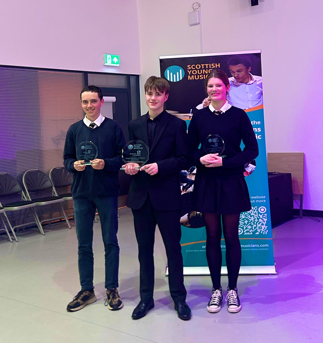 Dumfries & Galloway Instrumental Music Service (@dgcims) on Twitter photo Congratulations to all who took part in the regional final of Scottish Young Musicians.
Pianist Adam Workman from St Joseph's College was the winner with Katie Eddieshaw and Reuben De Silva from Castle Douglas High school as runners up. <a href="/SYMusicians/">Scottish Young Musicians</a> <a href="/dgcouncil/">Dumfries and Galloway Council</a> <a href="/DGCEducation/">Dumfries and Galloway Council Education Service</a> Congratulations to all who took part in the regional final of Scottish Young Musicians.
Pianist Adam Workman from St Joseph's College was the winner with Katie Eddieshaw and Reuben De Silva from Castle Douglas High school as runners up. <a href="/SYMusicians/">Scottish Young Musicians</a> <a href="/dgcouncil/">Dumfries and Galloway Council</a> <a href="/DGCEducation/">Dumfries and Galloway Council Education Service</a>