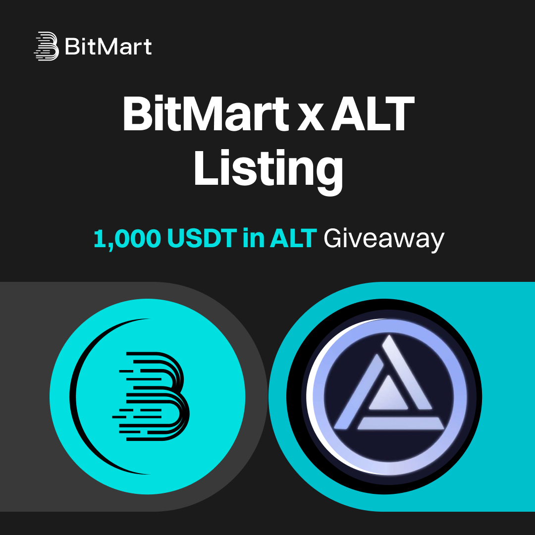 #ALT X #BitMart 1,000 USDT in $ALT #Giveaway is HERE! 🎁

To Enter:
1️⃣Follow <a href="/BitMartExchange/">BitMart</a> &amp; <a href="/AILayerXYZ/">AILayer</a>
2️⃣Quote RT with hashtag #BitMart $ALT &amp; tag 3 friends
3️⃣Fill: gleam.io/lKP02/bitmart-…

#Crypto #Airdrop