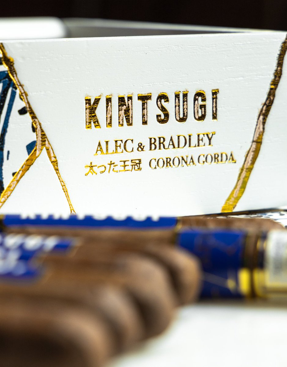 Alec Bradley Cigars (@alecbradley) on Twitter photo Kintsugi (Noun):
1. The Japanese art of repairing broken pottery by mending it with gold-hued lacquer
2. Your new favorite cigar, rated 92 by <a href="/CigarAficMag/">Cigar Aficionado</a> Kintsugi (Noun):
1. The Japanese art of repairing broken pottery by mending it with gold-hued lacquer
2. Your new favorite cigar, rated 92 by <a href="/CigarAficMag/">Cigar Aficionado</a>