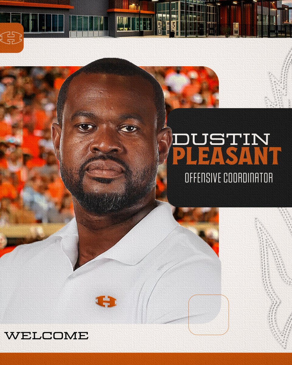 Eli Reinhart (@coachereinhart) on Twitter photo Hippo Nation! I am fired up to announce our new Offensive Coordinator Dustin Pleasant! (<a href="/coach_pleasant/">Coach Pleasant</a>) Excited to welcome Coach Pleasant back to Central Texas! One of the top offensive minds in the state, he will be a huge addition to our staff! 🦛 Hippo Nation! I am fired up to announce our new Offensive Coordinator Dustin Pleasant! (<a href="/coach_pleasant/">Coach Pleasant</a>) Excited to welcome Coach Pleasant back to Central Texas! One of the top offensive minds in the state, he will be a huge addition to our staff! 🦛