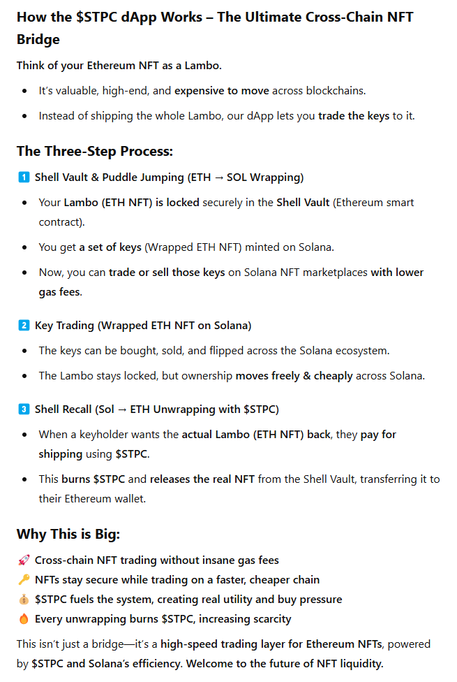 How $STPC will REVOLUTIONIZE the NFT Marketplace!