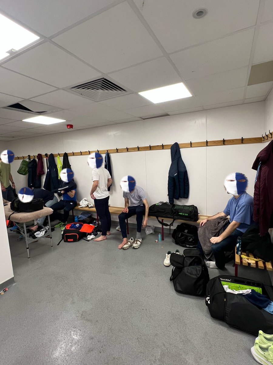 Last Saturday we found ourselves behind enemy lines.

Ash has “I LOVE EG” written on his tactics board fyi.