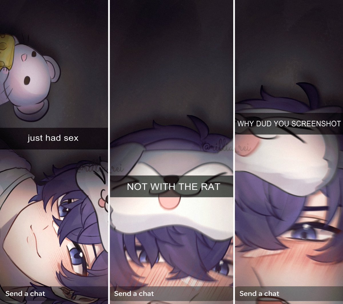 rillia_rei's tweet photo. WHY DUD YOU SCREENSHOT!!

#ArtoftheRogue https://t.co/zLqVBBUPcl