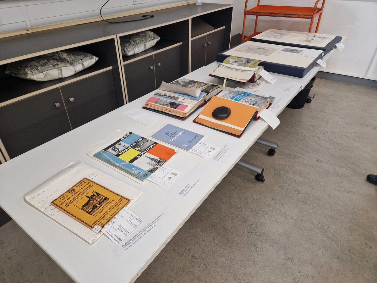 Rosamund_Lil's tweet photo. Wonderful screening of LCC-related films @TheLdnArchives thanks for the amazing display of LCC archival material. Thanks to Prof. Andrew Saint and the LCC soap. Thanks to LCC gurus Claire Louise Titley, @sundaegirl and @Dawnyprawnypie #LCC60 See you all at tomorrow's conference. https://t.co/MZaovSPmdH