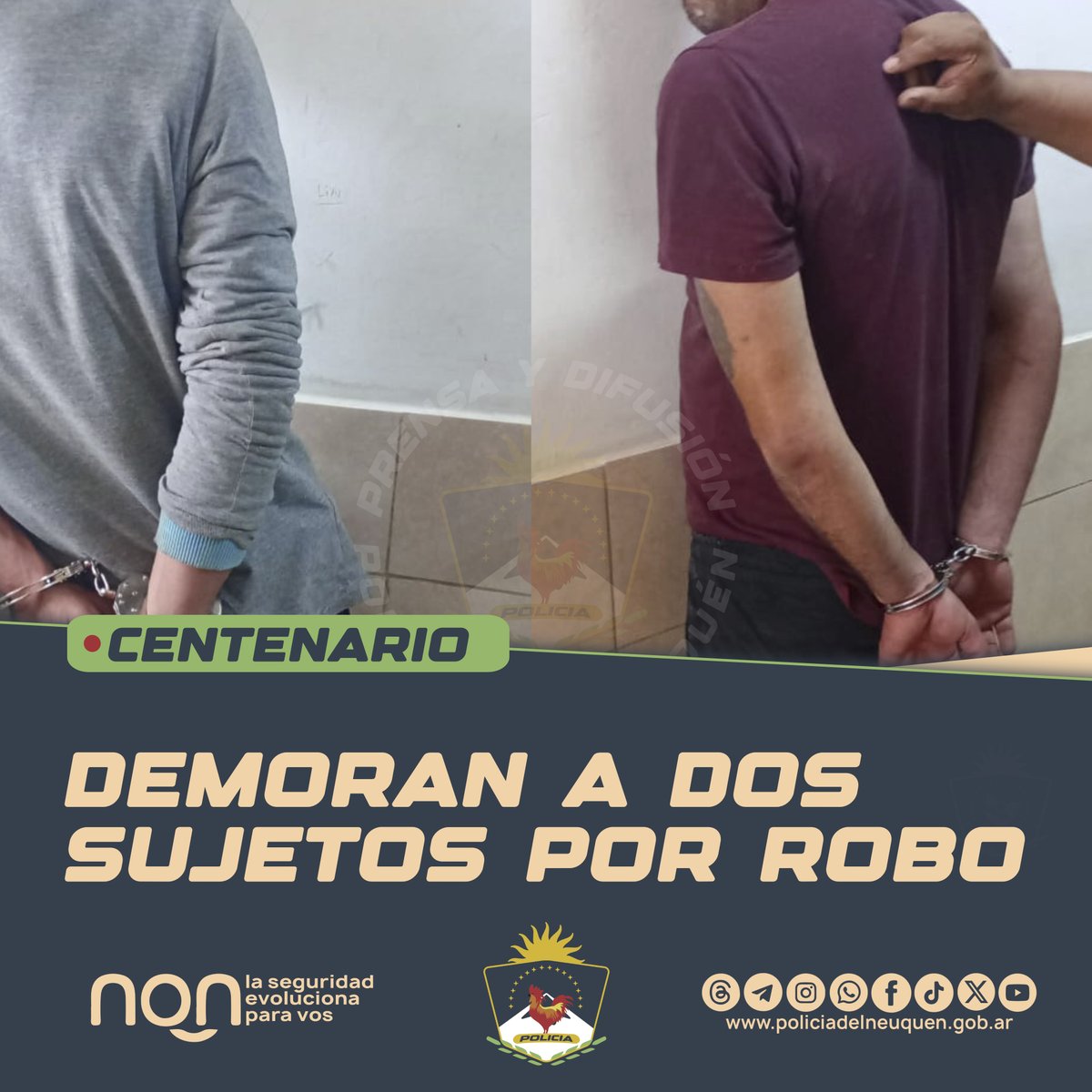 DEMORAN A DOS SUJETOS POR ROBO
facebook.com/share/p/16GfW9…