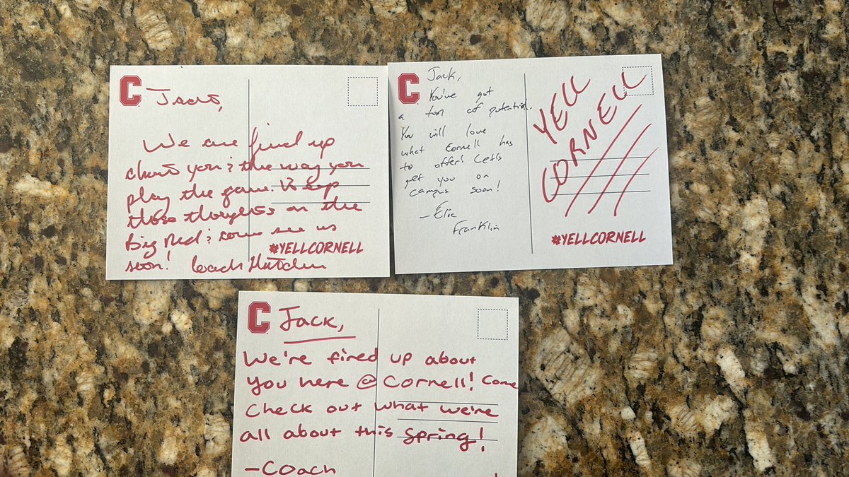 Appreciate the love from <a href="/BigRed_Football/">Cornell Football</a> <a href="/CoachEFranklin/">Eric Franklin</a> 
<a href="/CoachZMayo/">Zach Mayo</a>