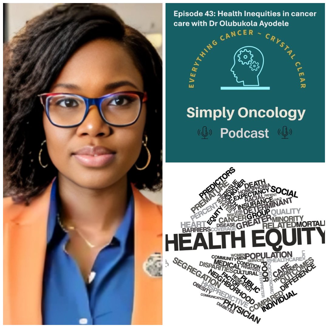 John McGrane (@mcgranjo777) on Twitter photo 🚨Out this Friday
🎙️New <a href="/simplyoncology/">Simply Oncology</a> episode with Dr Olubukola Ayodele
We talk Health disparities in cancer care in the UK.
This does not just affect low and middle income countries!
‘Where you live should not determine if you live’ 🚨Out this Friday
🎙️New <a href="/simplyoncology/">Simply Oncology</a> episode with Dr Olubukola Ayodele
We talk Health disparities in cancer care in the UK.
This does not just affect low and middle income countries!
‘Where you live should not determine if you live’