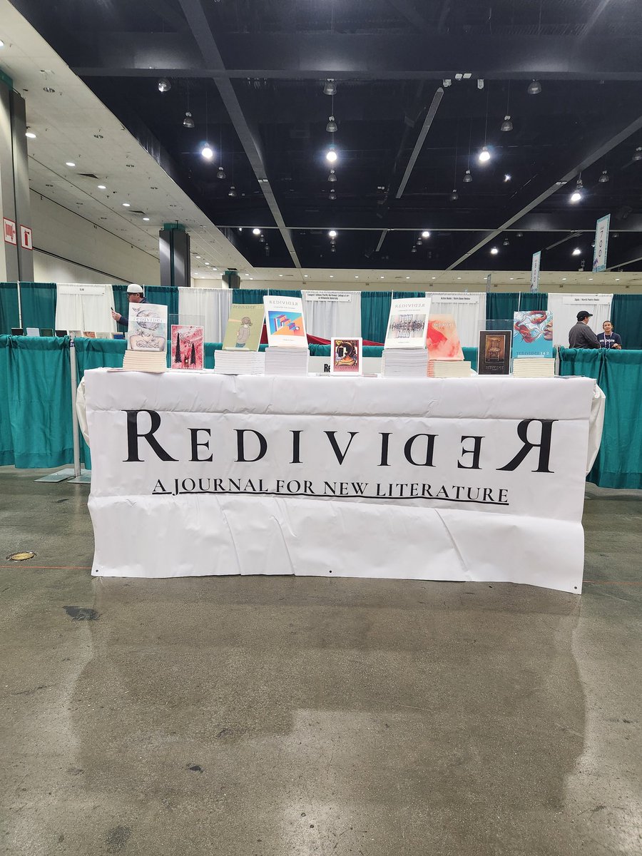 Find <a href="/redividermag/">Redivider</a> at #AWP25! Ask about our hotdog pin 🌭