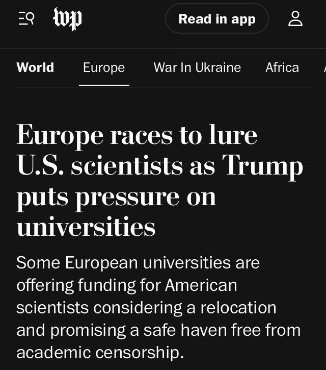 Luke O'Neill,  a passionate defender of science.  His principal message today was that ALL European universities are now open to US researchers.  The ERC will fund suitable research in ANY European Union university.  Come to Europe.