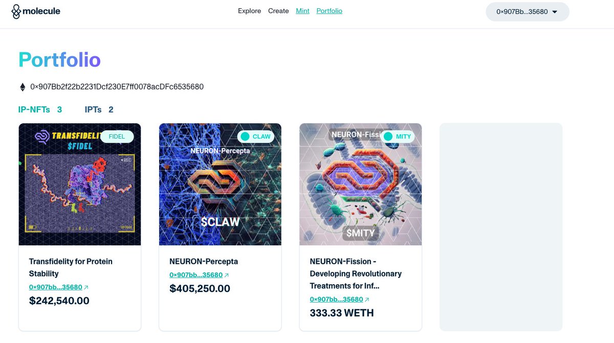 Cerebrum DAO ๐ง (@cerebrum_dao) on Twitter photo We just minted our 3rd IP-NFT - Transfidelity.
1- NEURON-Percepta <a href="/Neuron_Percepta/">NEURON-Percepta</a>
2- NEURON-Fission
3- Transfidelity for Protein Stability
With many more to come! DeSci is all about consistency, long-term vision, and most importantly having a positive impact on the world. ๐ง We just minted our 3rd IP-NFT - Transfidelity.
1- NEURON-Percepta <a href="/Neuron_Percepta/">NEURON-Percepta</a>
2- NEURON-Fission
3- Transfidelity for Protein Stability
With many more to come! DeSci is all about consistency, long-term vision, and most importantly having a positive impact on the world. ๐ง