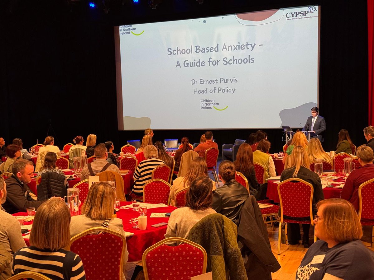 Today we launched ‘School Anxiety and Distress: A Best Practice Guide for Schools’ that was developed in partnership with parents and professionals. Click here for more information and to download a copy of the guide: 
ci-ni.org.uk/cini-launch-be…