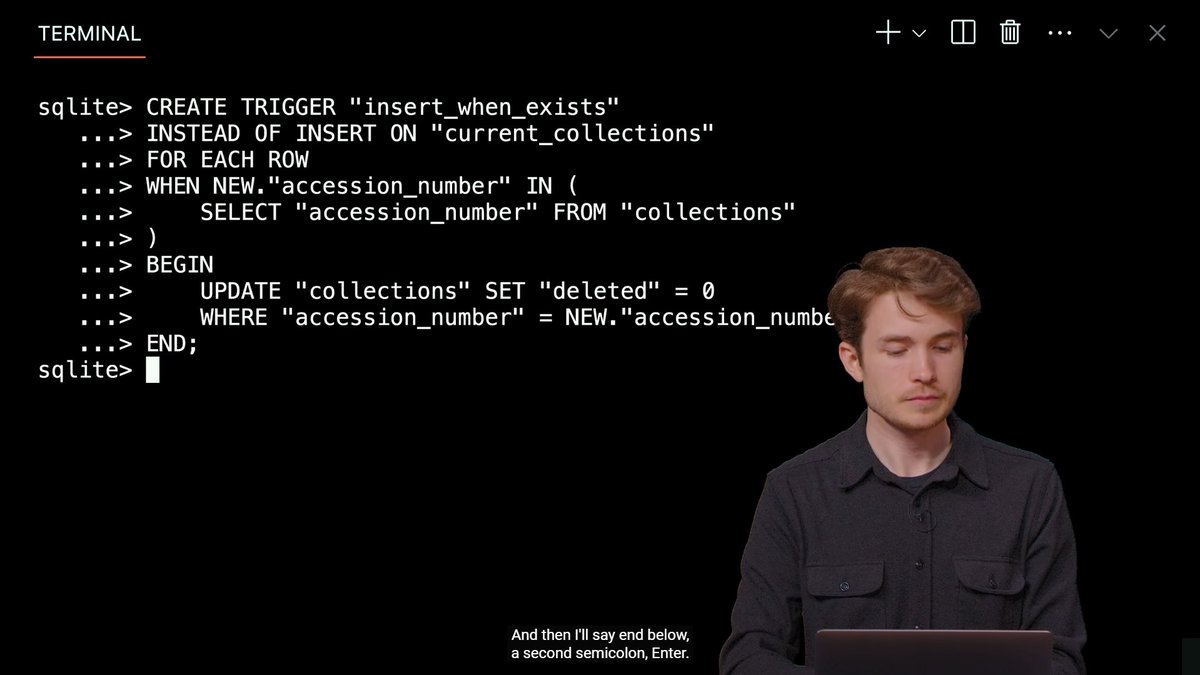 vidyun_agarwal's tweet image. Went over @cs50 SQL Week 4 lecture on views, simplifying queries, aggregating data, then tackeld Pset-4, analyzing census data, decoding mysteries with joins in 'The Private Eye,' & organizing bnb data. SQL slowly leveling up! #SQL #databases #SQLViews #CS50 #LearnInPublic