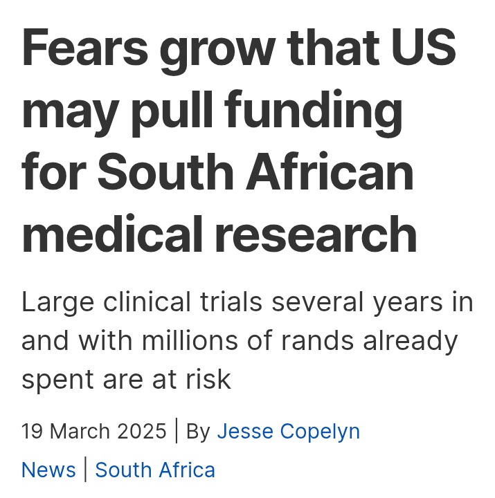 South Africa will lose HIV and TB medical research funding because of Islamism and Islamists.

Iran, Palestine, Ebrahim Rasool, and Leila Khaled are not significant to South Africa but the ANC chose them over us.

The ANC will be to blame for the loss of many South African lives.