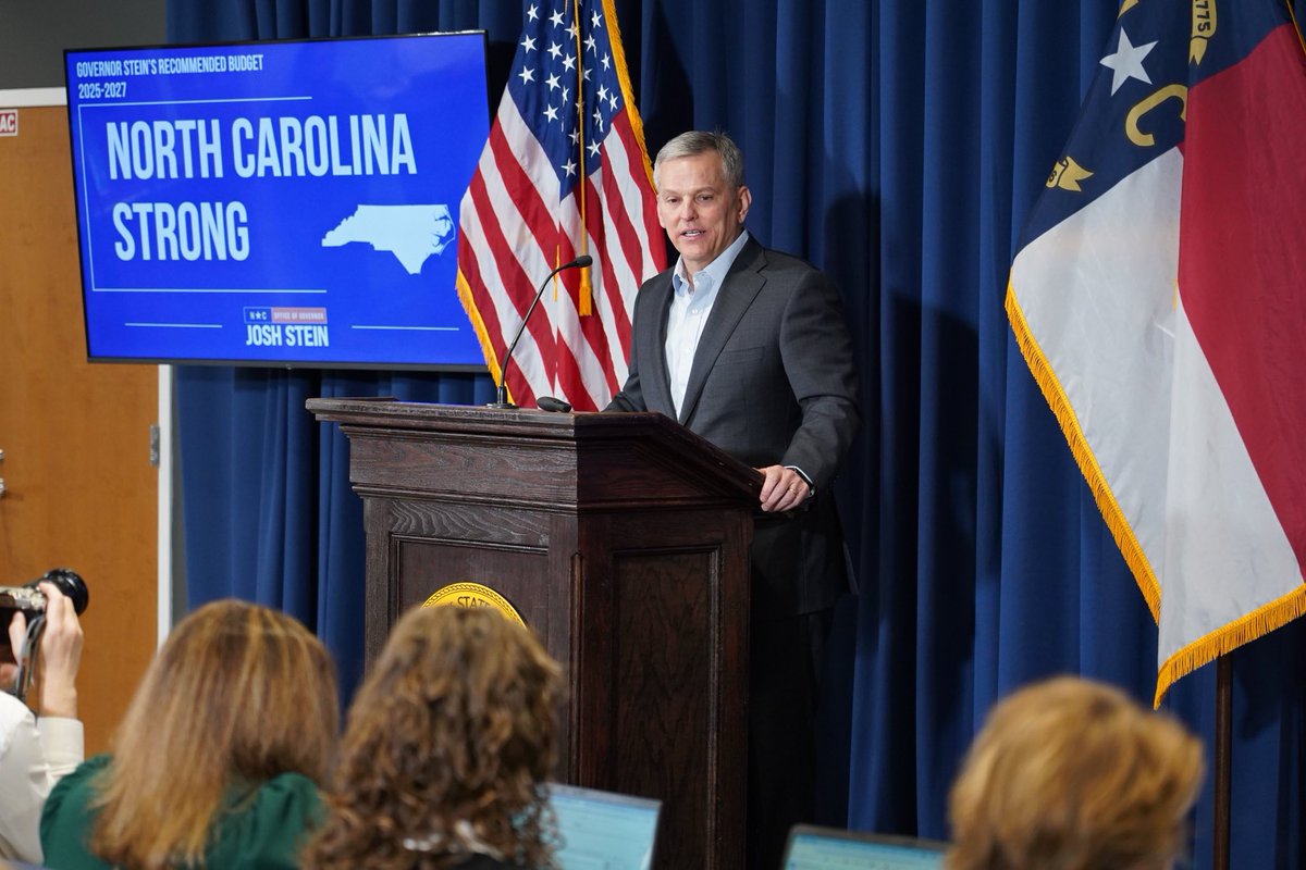 NC_Governor's tweet image. The people of North Carolina are strong, but we have work to do to  make sure that the next generation can have a fair shot at a brighter future.  
 
I look forward to working with the legislature to do right by North Carolina's children and families.