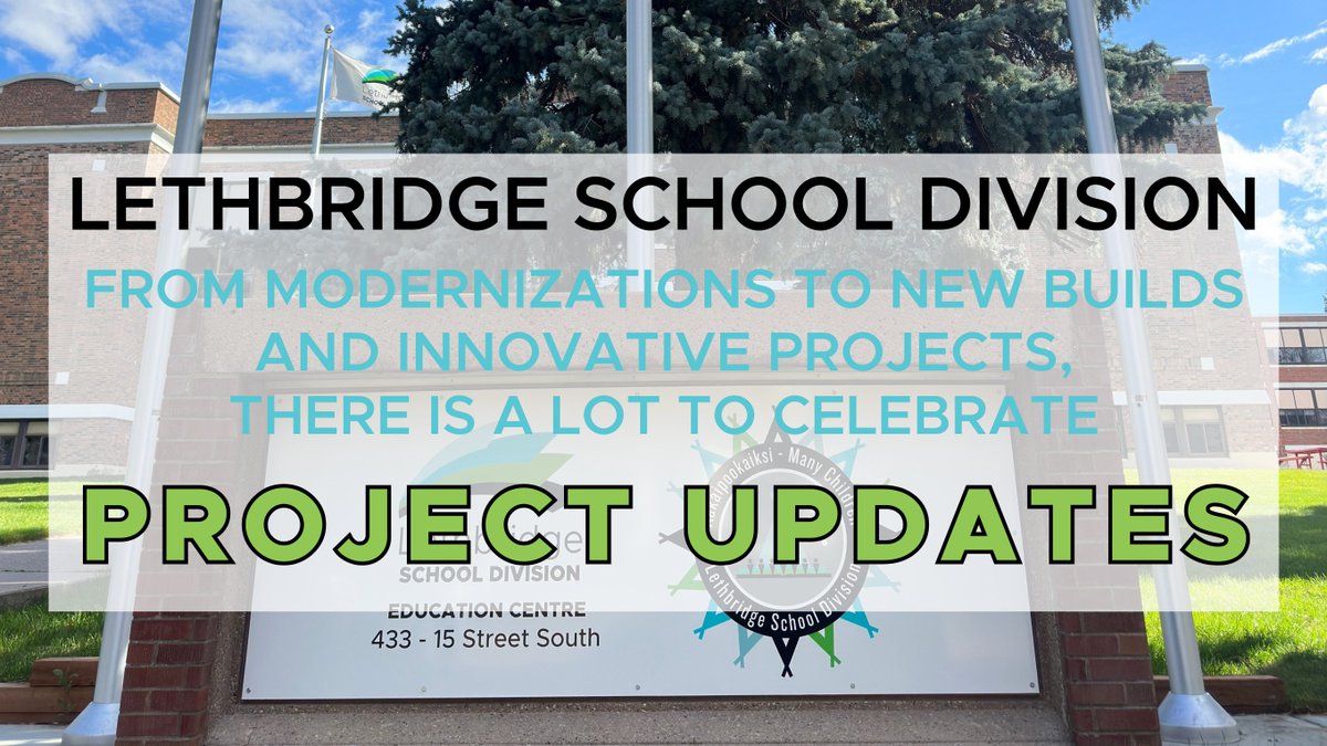 Community, municipal and provincial partnerships have produced several exciting projects for <a href="/LethSchDivision/">LethbridgeSchoolDivision</a>. Please visit our website to read more about just some of the amazing things going on throughout the Division! lethsd.ab.ca/our-district/n…