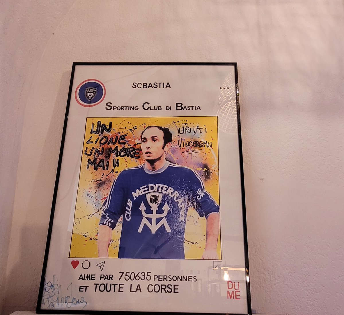 Claude Papi au panthéon du petit Saint Nicolas 💙  Encore merci pour ce magnifique cadeau <a href="/mjpapi95/">marie jeanne papi</a> 😘