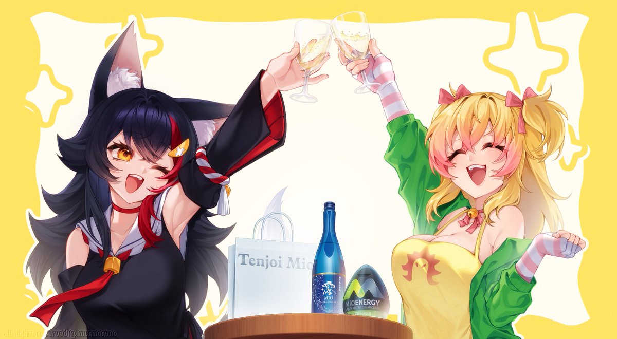 murmoruno's tweet photo. Cheer!
#みおーん絵 #MiosChannel https://t.co/OS35Tq1XEy