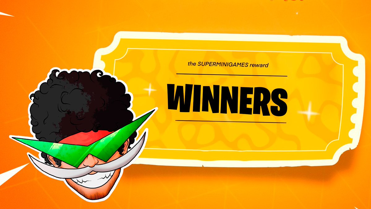 nakamalab's tweet photo. FINALLY, THE 10 GOLDEN TICKETS!! 🎟️

WINNERS WIN 2800 V-Bucks:

- Thank you very much for playing Super Minigames!